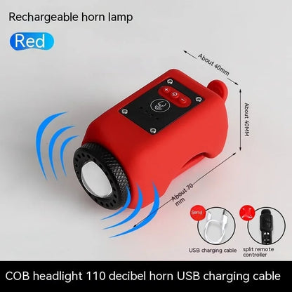 Hpsgoods™ Bike Electronic Horn with Large Range Floodlight