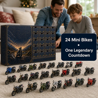 🔥🎁2026 Motorcycle Legends Advent Calendar – 24 Days, 24 Mini Motorcycles, 24 Legendary Rides