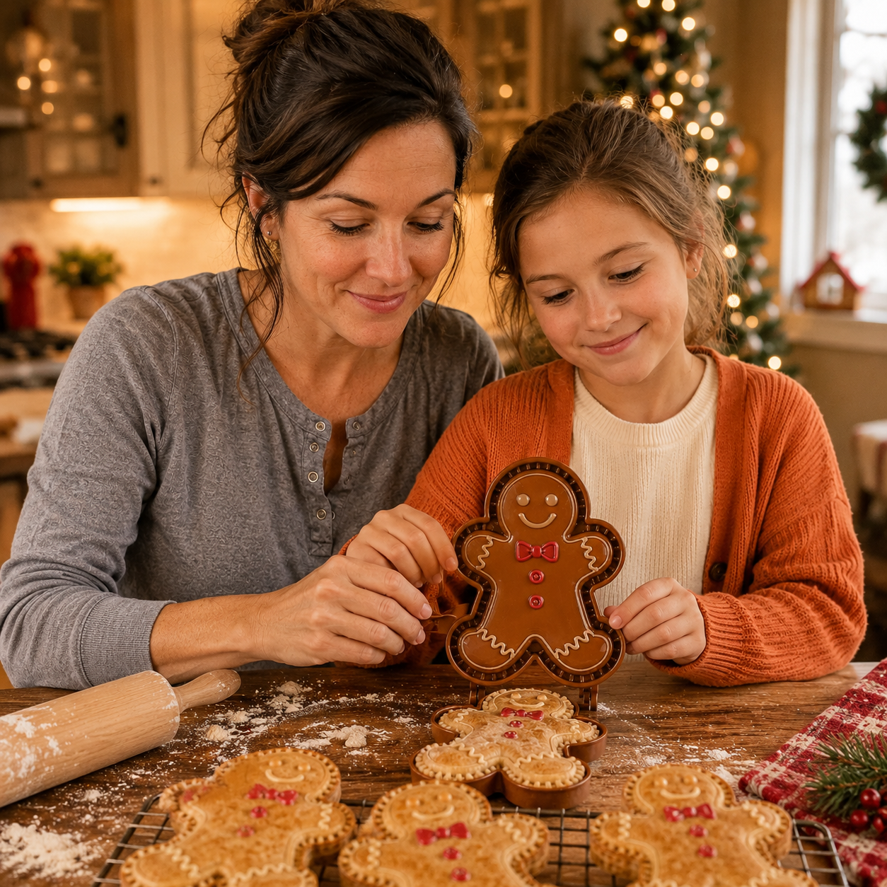 🎄Christmas Mini Pie Mold Collection – 9 Reusable Embossed Holiday Designs
