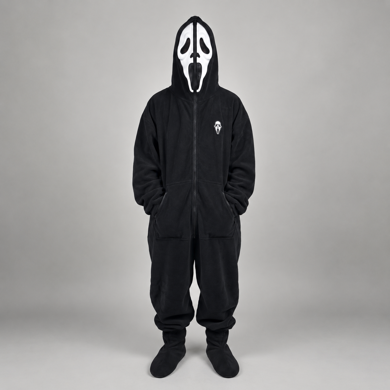 Horror Halloween Hooded Jumpsuit