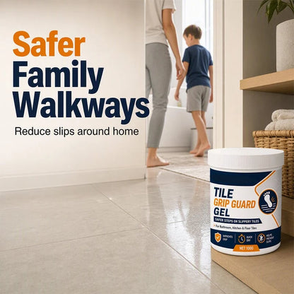 🏠 Anti-Slip Tile Grip Gel – Reduce Slippery Floors Fast with Quick-Dry Formula 💧