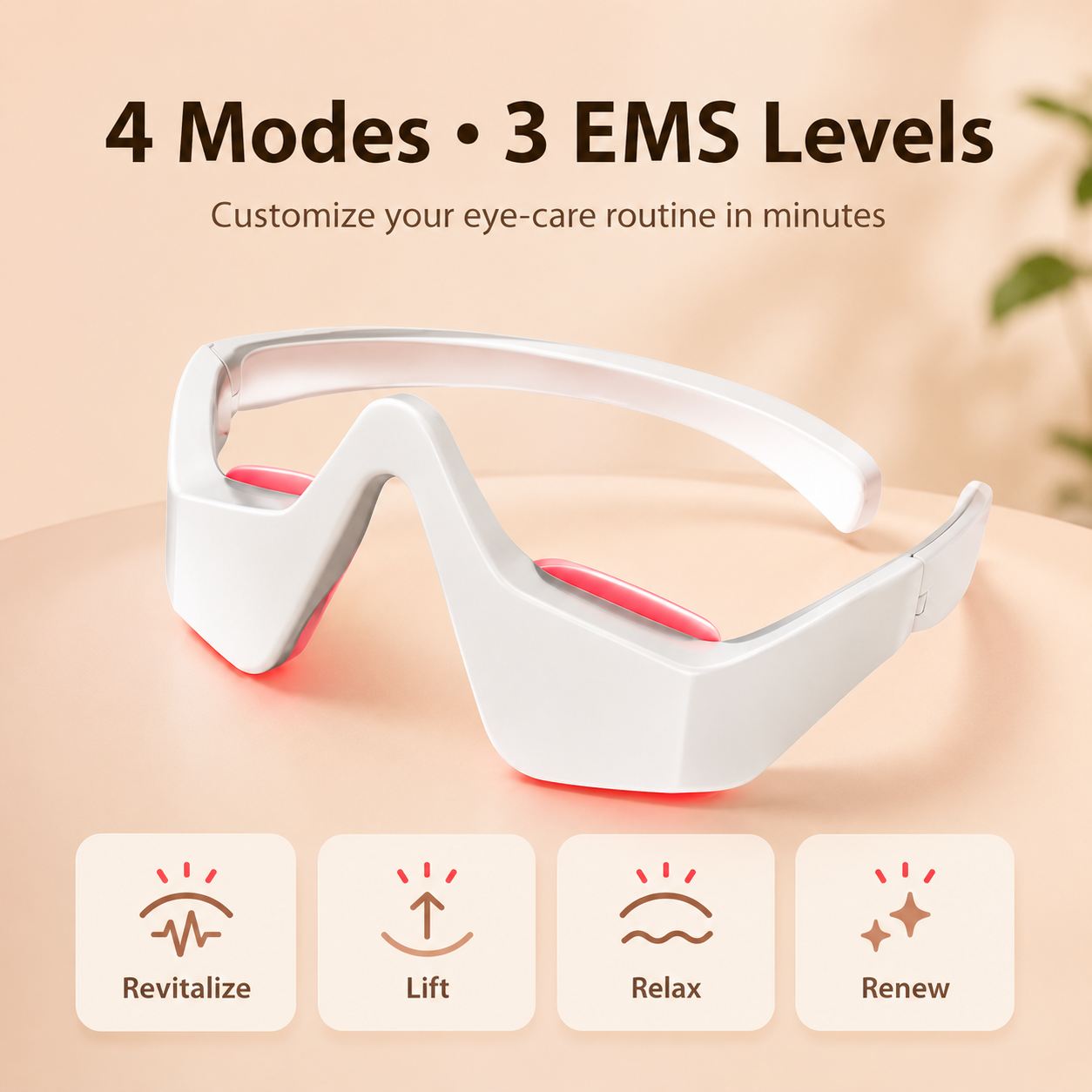 ✨ Under Eye Red Light Therapy Device – Restore Bright, Refreshed-Looking Eyes