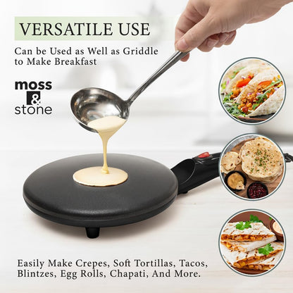 🍳8-inch Electric Crepe Maker😋-💖 Start every morning right with the perfect homemade crêpe.