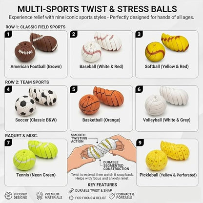 ⚾ Transforming Sports Ball Fidget Toy – Fun, Flexible & Addictive