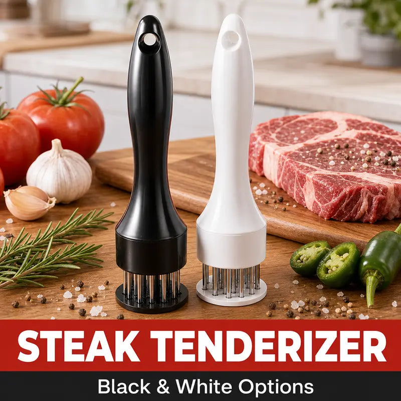 🥩✨ Stainless Steel Meat Tenderizer – 🔥Makes Meat More Tender and Juicy 🔪🍖