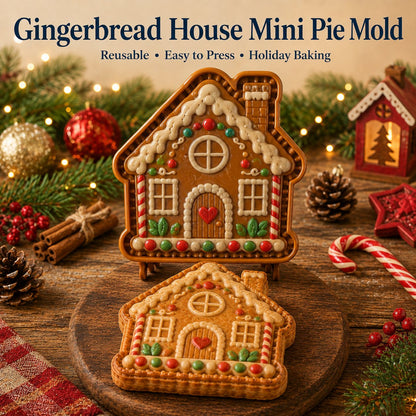 🎄Christmas Mini Pie Mold Collection – 9 Reusable Embossed Holiday Designs