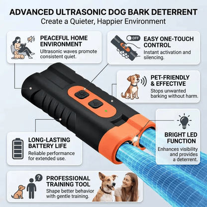 🔥Hot Sale 50% OFF - 🐕🔇Ultrasonic Dog Barking Deterrent