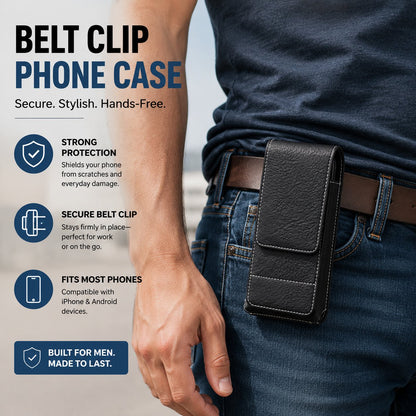 📱 Hands-Free Waist Phone Pouch – Secure Belt Case For Travel & Outdoors