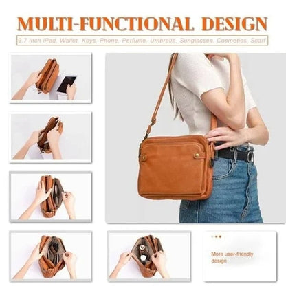 🔥LAST DAY 49% OFF- Three-Layer Leather Crossbody Shoulder Bag