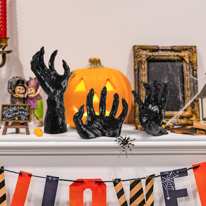 🖤🧙‍♀️ Halloween Witch’s Demon Hand Wall Decor – Creepy Gothic Accent for Haunted Homes 👹🕯️