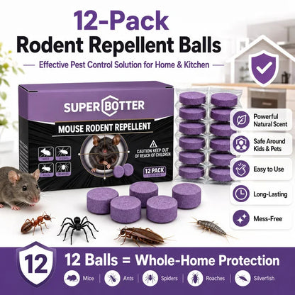 12-Pack Rodent Repellent Balls – Natural Pest Control 🐭