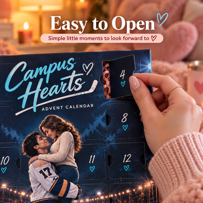 💗 50% OFF Campus Hearts Advent Calendar – 24 Days of Hockey Romance Surprises 🏒