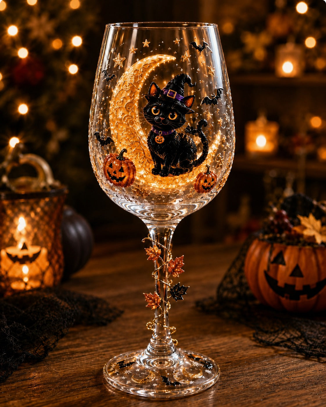 🔥LAST DAY 50% OFF - 🎁 Halloween 3D Wine Glass Collection Gift Box Set – 6 Spooky Collectible Designs 🎃🍷