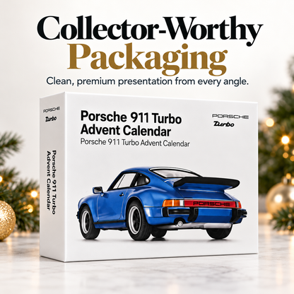 🎄 Porsche 911 Turbo Advent Calendar – 24 Days of Surprises