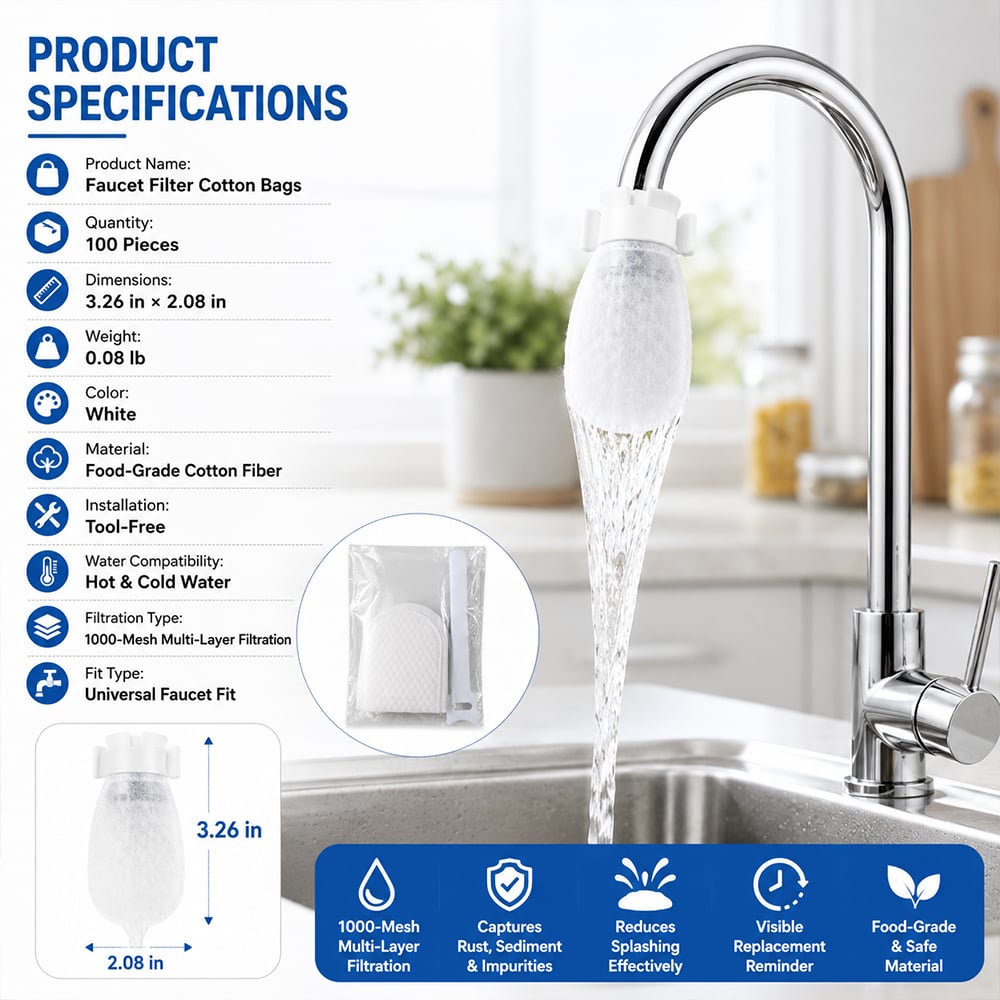 🔥Limited Time 50% Off✨Faucet Filter Cotton Bags - Universal