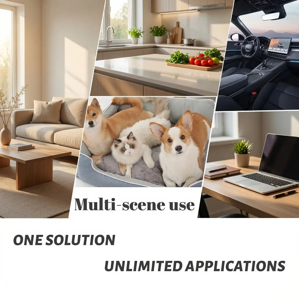 Nano Blue Light Probiotic Deodorizer, indoor odor removal, pet deodorant. Bio-enzymes break down urine, disinfect and deodorize, Plant-extracted, safe and non-toxic for pets, Floral scent Air Freshener Spray