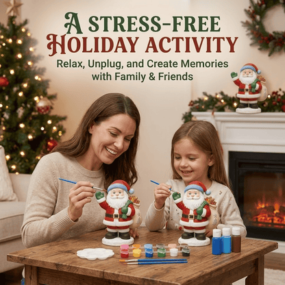 - 🎨 Beginner-Friendly DIY Christmas Figurine Painting Kit | Create Your Own Festive Holiday Decorations 🎄💕
