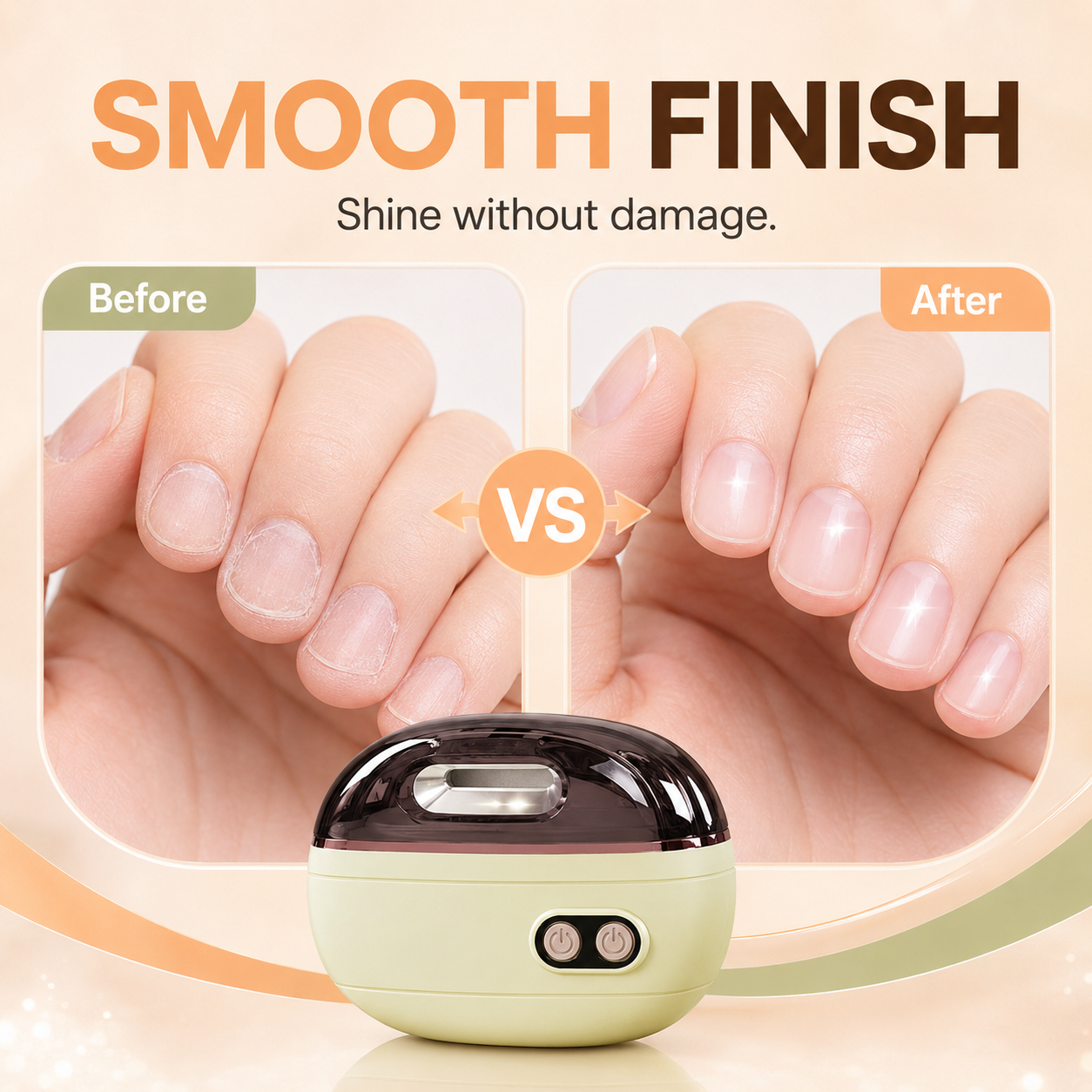 2-in-1 Electric Nail Clipper with LED