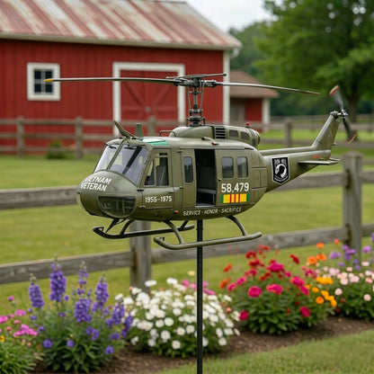 🔥LAST DAY 50% OFF🎁🎖️-Vietnam Veteran UH-1 Helicopter Wind Spinner- ✈️Buy 2 Free Shipping Today!