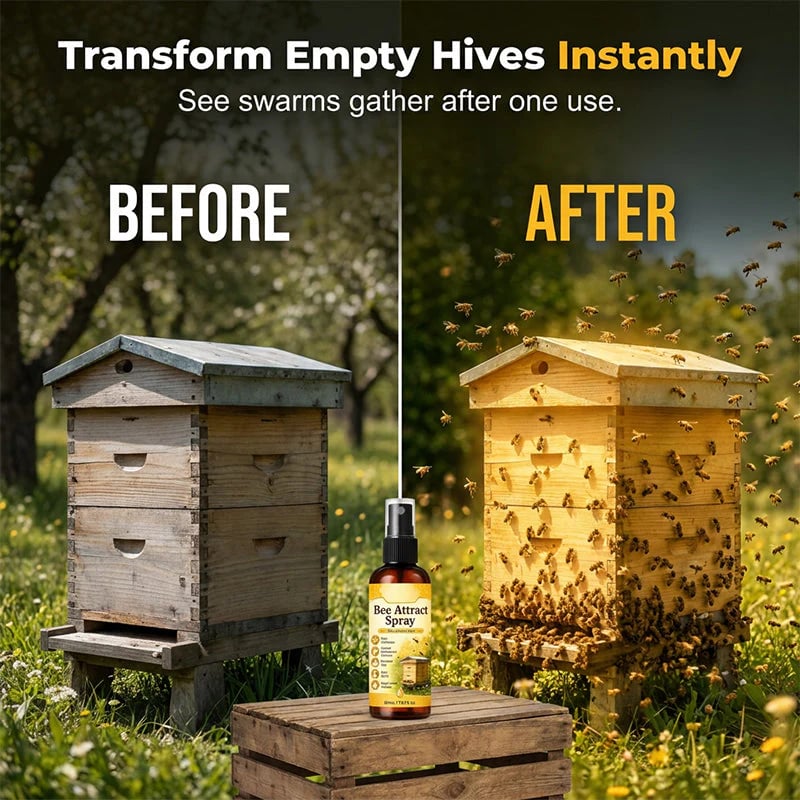 🔥HOT SALE 49% OFF🐝Natural Outdoor Bee Attractant Spray✨