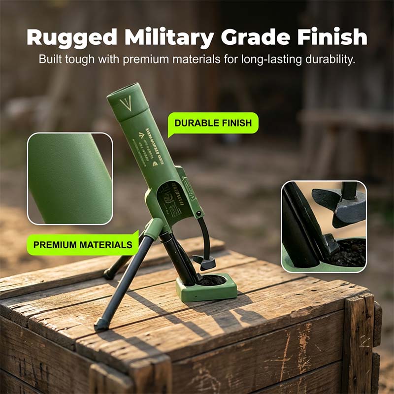 🚀 51mm Beer Bottle Mortar Bottle Opener 🍻🔥Novelty Cap-Launching Desk & Bar Accessory 🎉