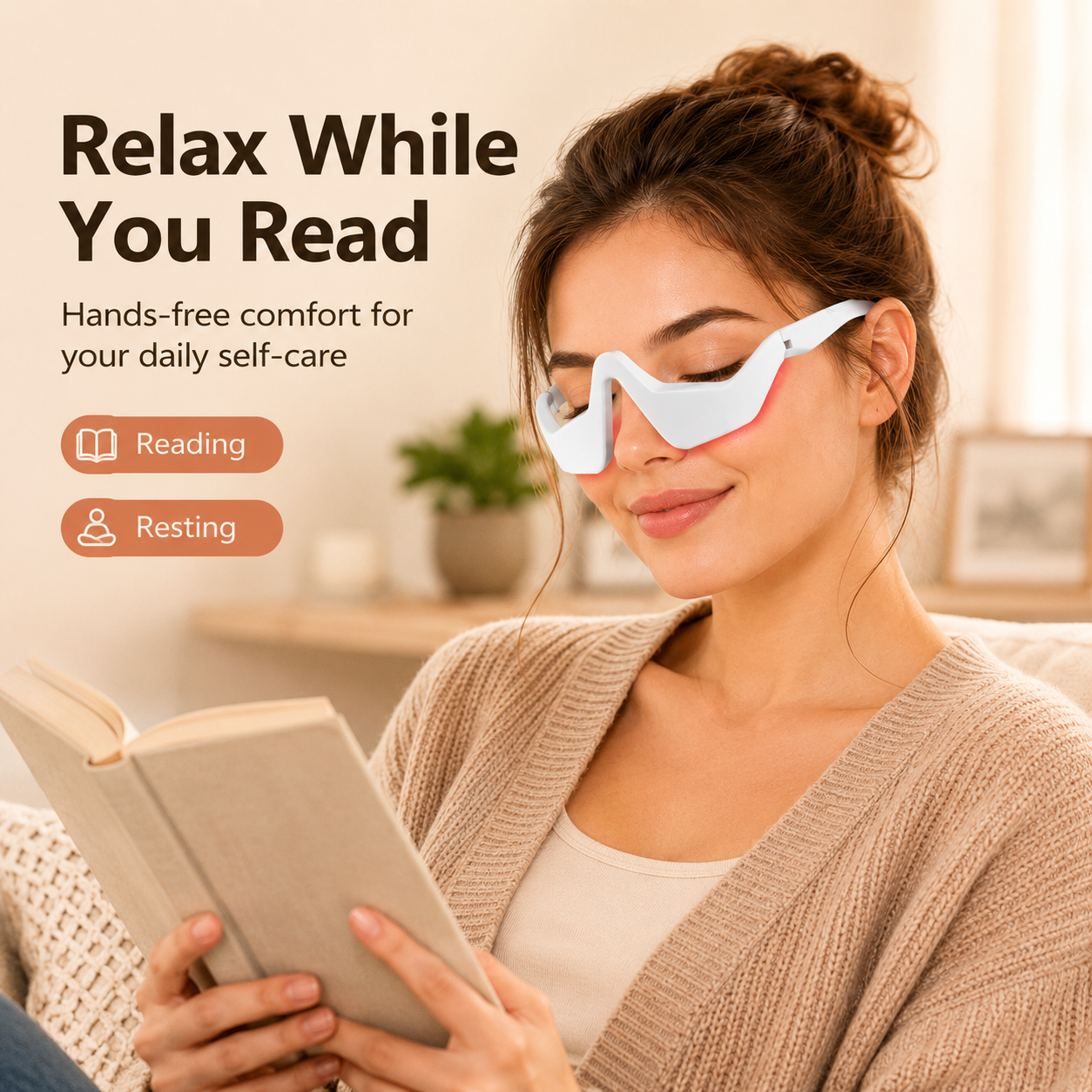 ✨ Under Eye Red Light Therapy Device – Restore Bright, Refreshed-Looking Eyes