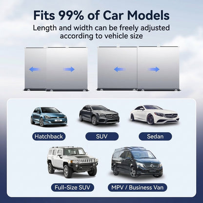 🔥 2026 Upgraded Automatic Retractable Car Sunshade-250th Anniversary Road-Ready Special