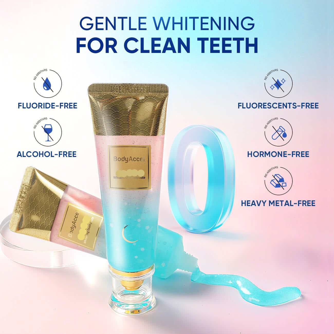 🦷Niacinamide whitening toothpaste: visibly whiter teeth in 7 days👄