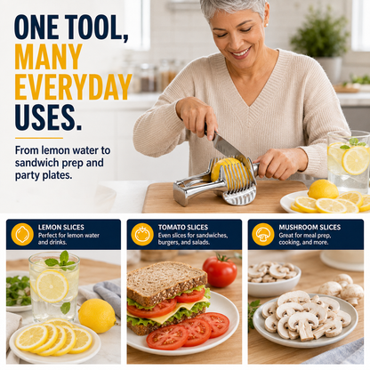 🍅 Kitchen Food Slicing Guide for Fruits & Vegetables 🔪
