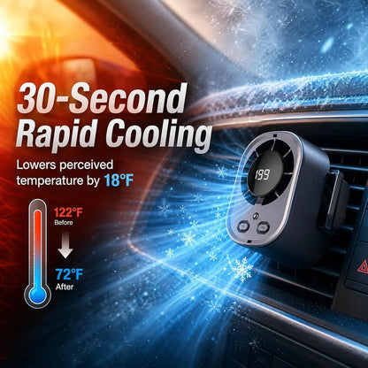 🚗 USB Car Clip-On Fan – Stay Cool Anywhere