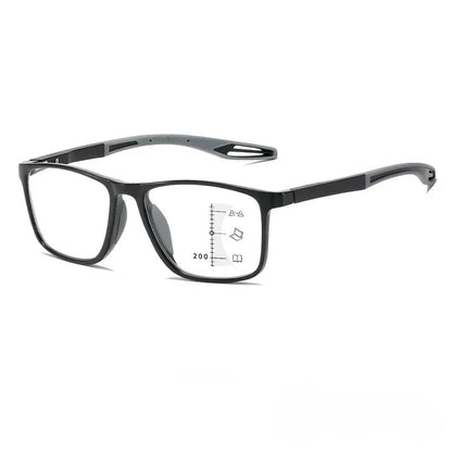 Anti-Blue Light Progressive Reading Glasses – Lightweight Multifocal Eyewear for Men & Women