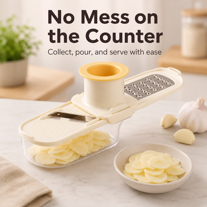 🧄 3-in-1 Multifunctional Ginger & Garlic Grater 🌶️