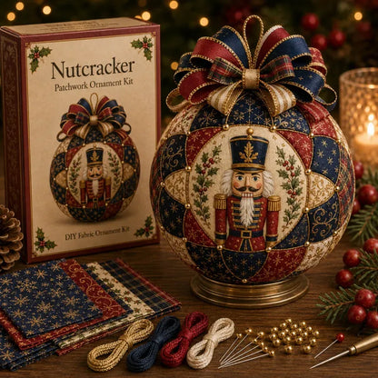 🎄Beginner-Friendly DIY Christmas Patchwork Ornament Kit Collection💕