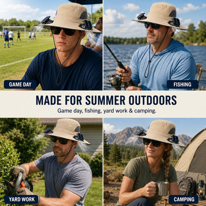 ☀️ Solar Fan Cooling Hat|Solar Powered Summer Cooling Hat