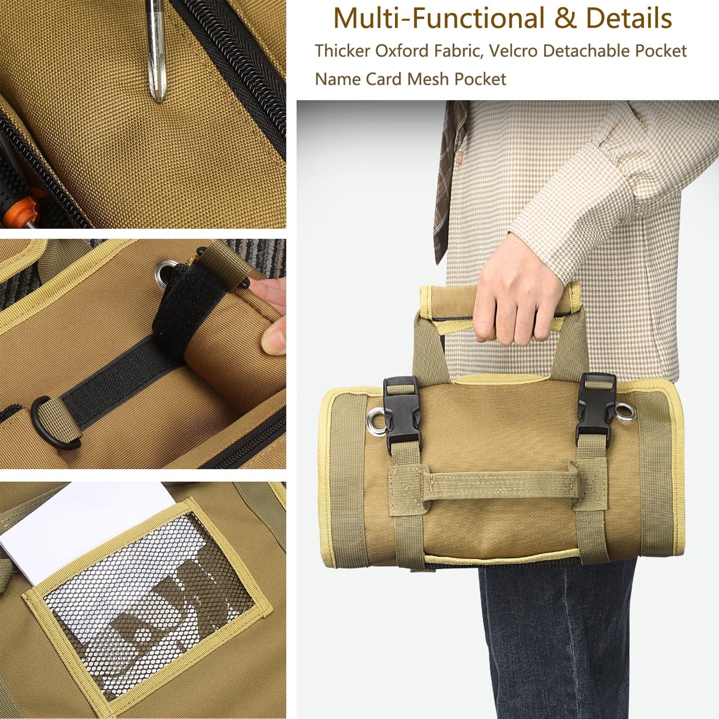 🎁Hot Sale Promotion 49% OFF🔥Premium Roll Up Tool Bag🛠️