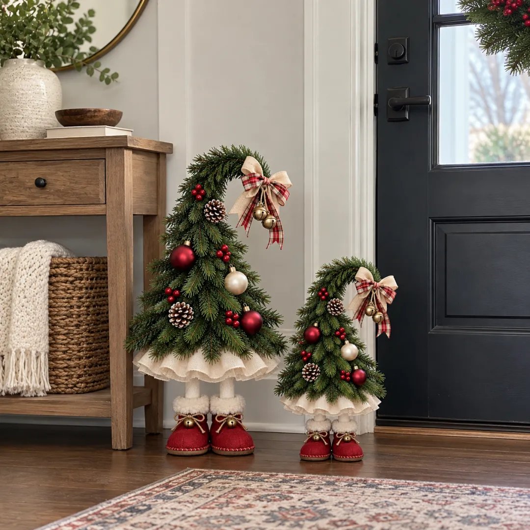 Whimsical Christmas Elf Tree Decor