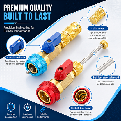 🔥Limited Time 50% Off✨Professional AC Valve Core Remover & Installer Kit