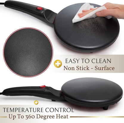 🍳8-inch Electric Crepe Maker😋-💖 Start every morning right with the perfect homemade crêpe.