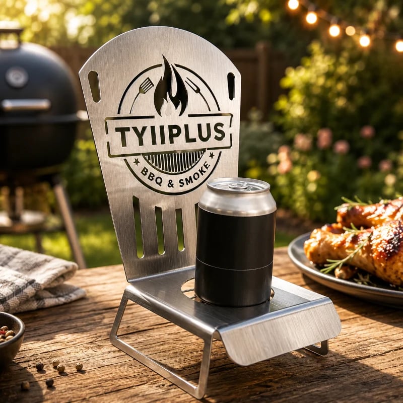 🍺🍗Beer Can Chicken Chair🔥 Heavy Duty 304 Stainless Steel BBQ Roaster Stand for 16oz Beer Cans