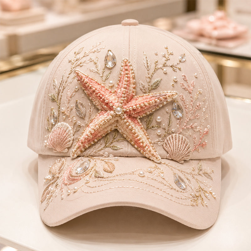 ✨The Perfect Ocean Lover Gift – 🌊 3D Ocean Creatures Embroidery Cap