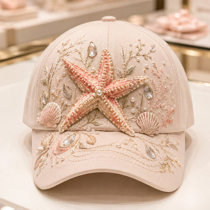 ✨The Perfect Ocean Lover Gift – 🌊 3D Ocean Creatures Embroidery Cap