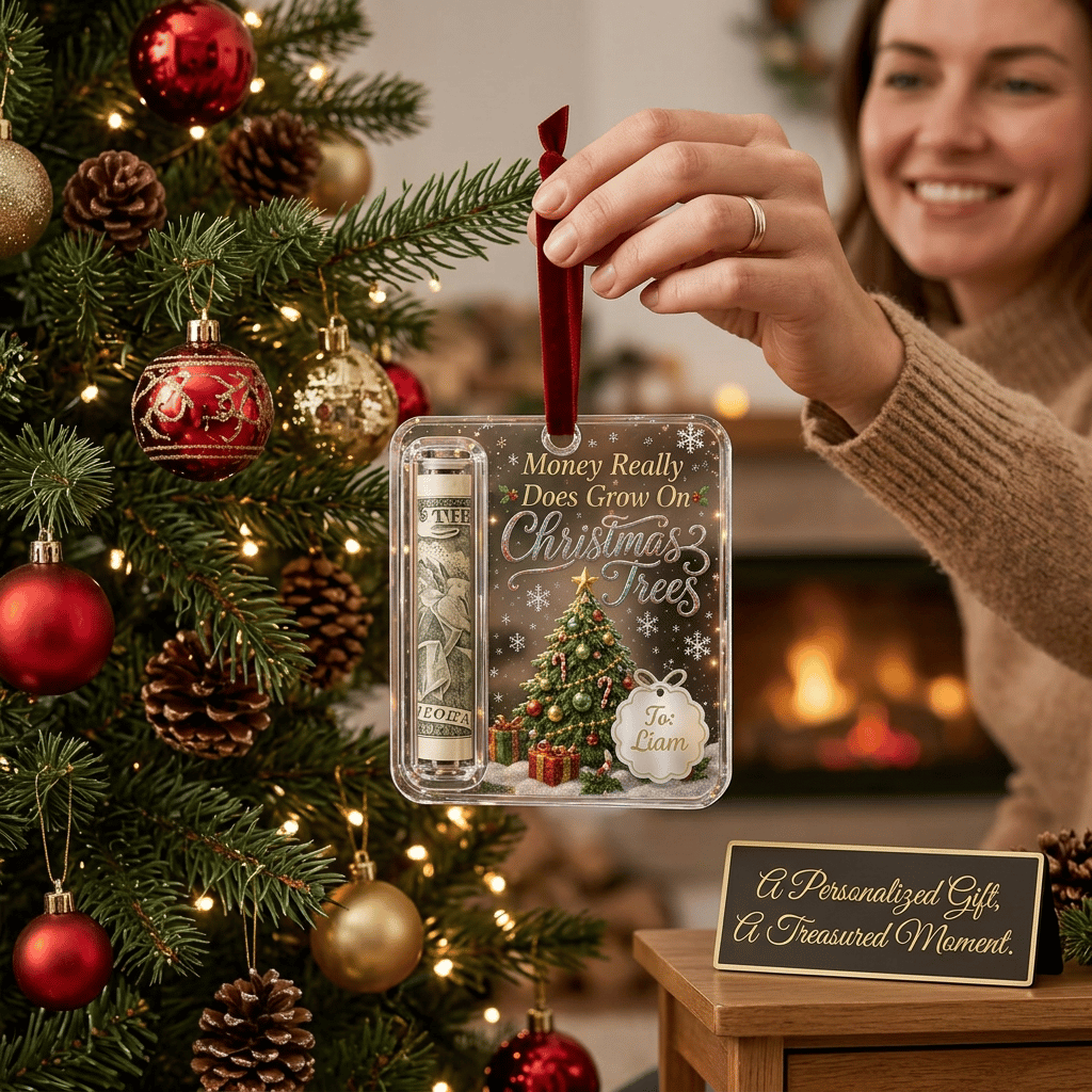 🔥LAST DAY 50% OFF🎄Christmas Cash Gift Ornament- Make Cash Feel Like A Real Christmas Gift💵