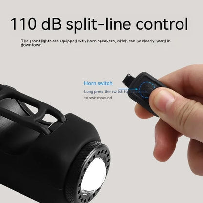 Hpsgoods™ Bike Electronic Horn with Large Range Floodlight