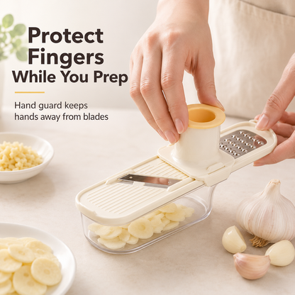 🧄 3-in-1 Multifunctional Ginger & Garlic Grater 🌶️