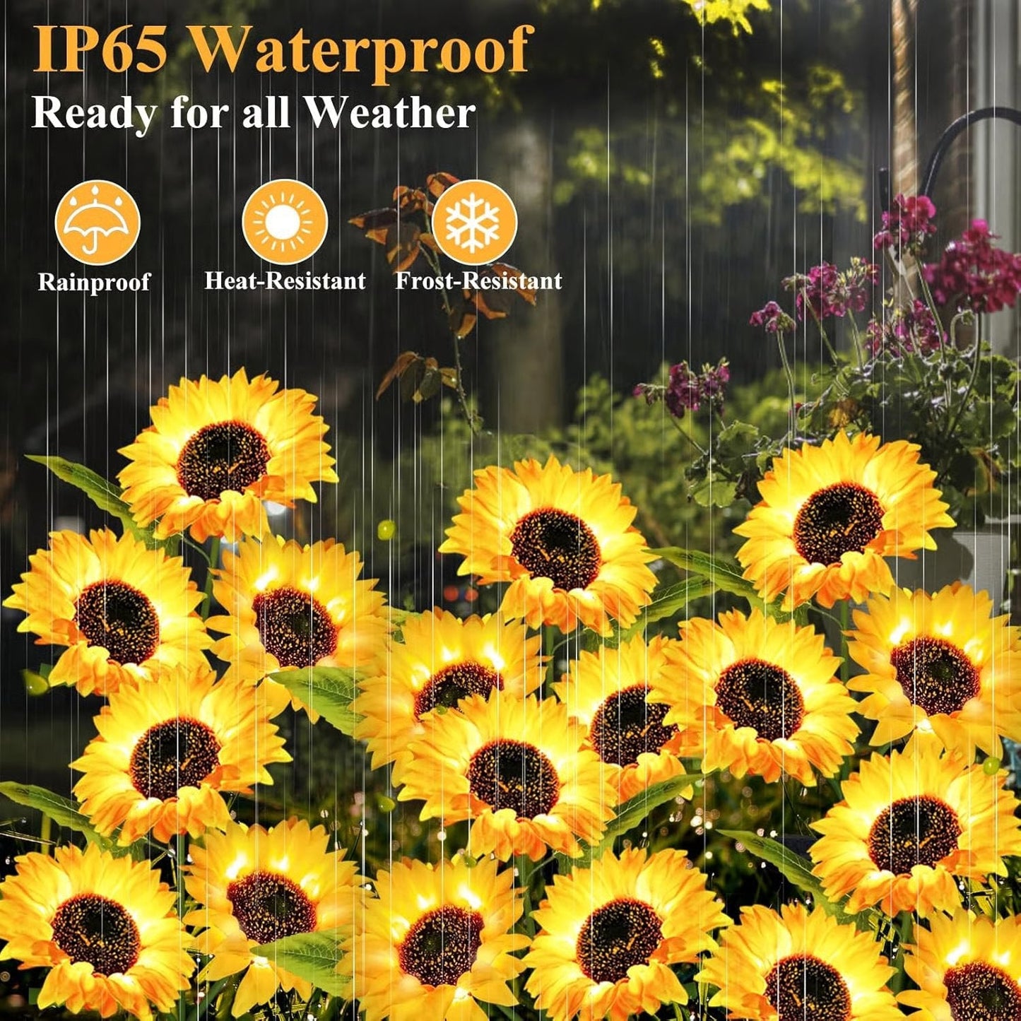 🌻 49% OFF🔥Solar Sunflower Garden Lights: Illuminate Your Outdoors with Sun-Kissed Charm