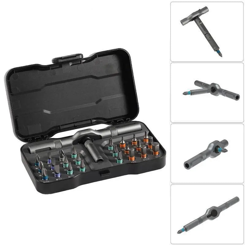 🔥24-in-1 Magnetic Screwdriver Set🧰 – Portable Home Repair Tool 🛠️