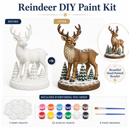 - 🎨 Beginner-Friendly DIY Christmas Figurine Painting Kit | Create Your Own Festive Holiday Decorations 🎄💕