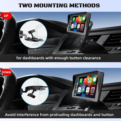 🚗 Adjustable CD Slot CarPlay Mount with 360° Rotation