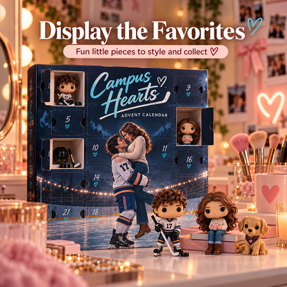 💗 50% OFF Campus Hearts Advent Calendar – 24 Days of Hockey Romance Surprises 🏒