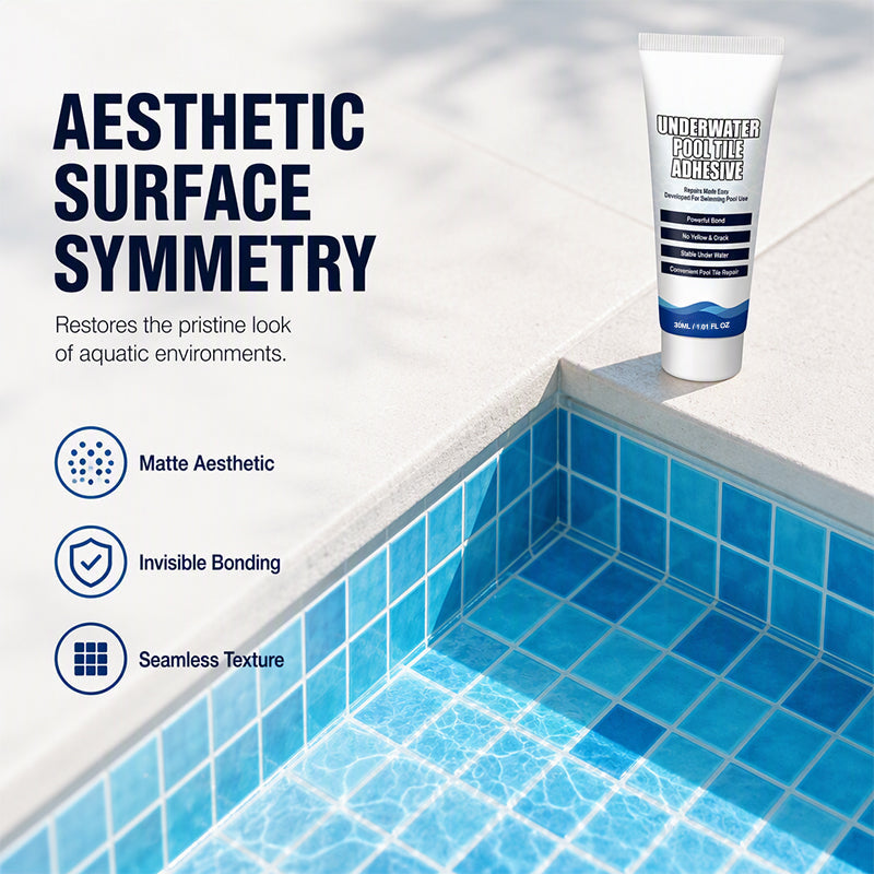 🥳2026 HOT SALE🥳💞50K+ SOLD!💦High Strength Underwater Pool Tile Adhesive🛠️
